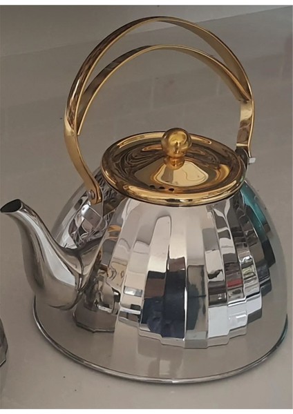 Vıcalına Çaydanlık Seti 2'Li (3 Litre) (1.5 Litre) Şık Ve Kaliteli