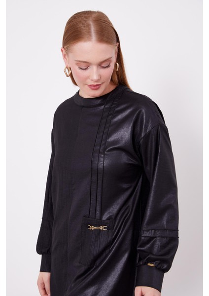 Siyah Cep Detaylı Aerobin İkili Takım fırsatları