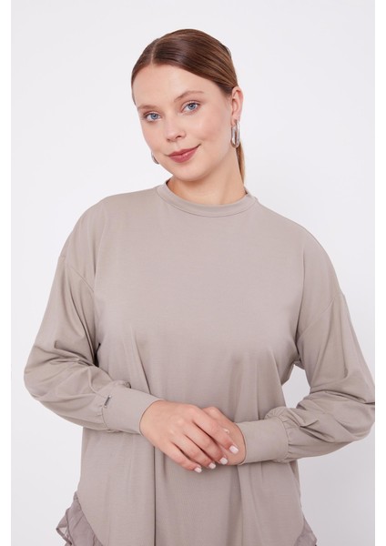 Taş Şifon Volanlı Spor Takım modelleri