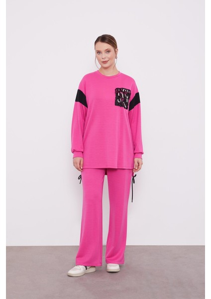 Fuşya İnci Detaylı Spor Takım fiyatları