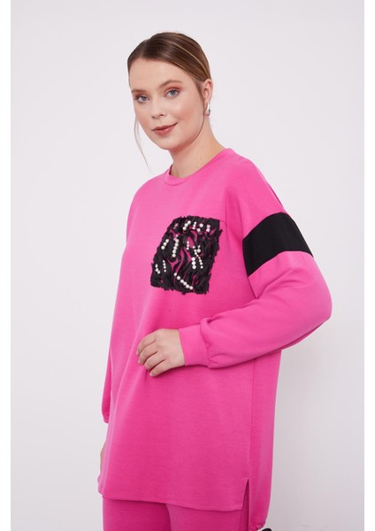 Fuşya İnci Detaylı Spor Takım fırsatları