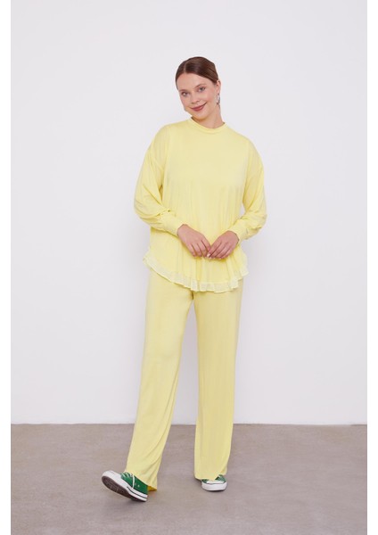 Sarı Şifon Volanlı Spor Takım