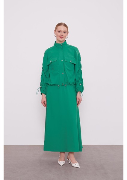 Benetton Bomber Ceketli Etek Takım