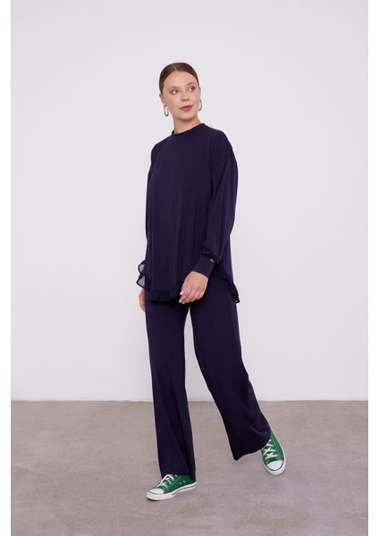 Lacivert Şifon Volanlı Spor Takım fiyatları