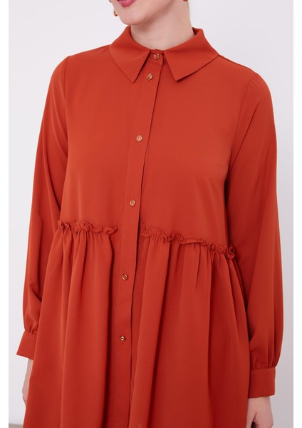 Taba Göğüs Altı Pileli Şifon İkili Takım indirimleri