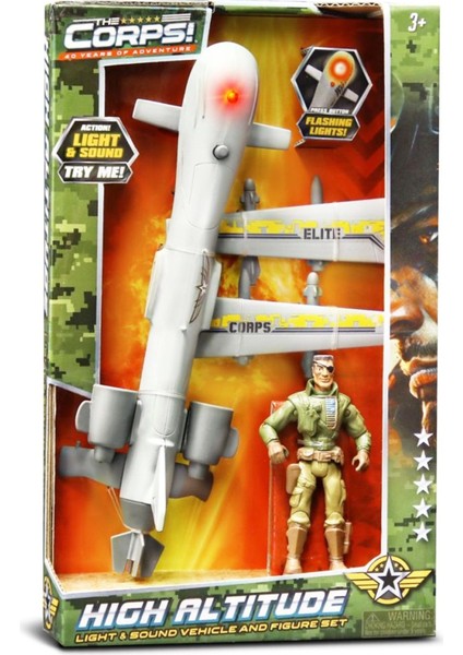 The Corps High Altitude Askeri Oyun Seti ile Gökyüzünü Keşfe Çık! modelleri
