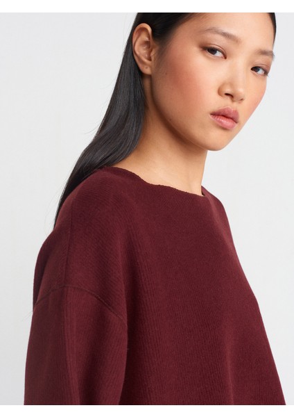 31537 Yumuşak Fitilli Top-Bordo