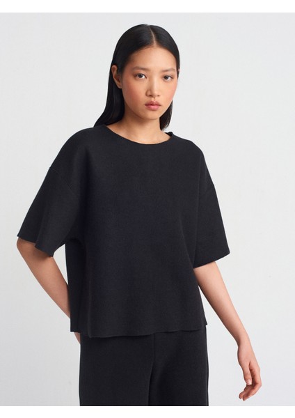 31537 Yumuşak Fitilli Top-Siyah