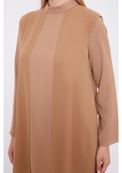 Hardal Şifon Omuzları İşlemeli İkili Takım fırsatları