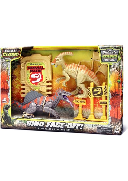 Dinozor Macerası Başlasın! Primal Clash 2 Figürlü Muhteşem Dinozor Seti