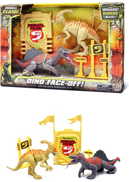 Dinozor Macerası Başlasın! Primal Clash 2 Figürlü Muhteşem Dinozor Seti