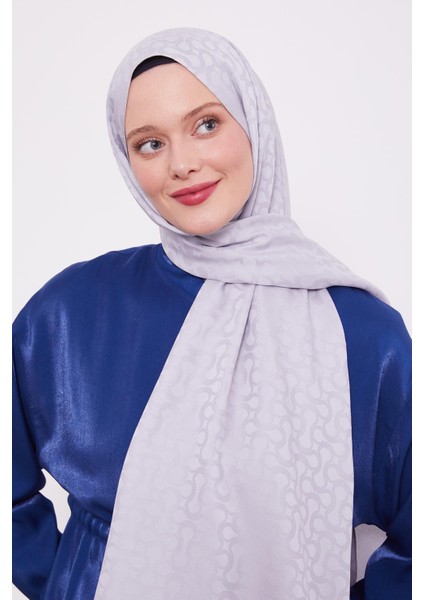 Gümüş S Desen Blue Jakar Şal modelleri