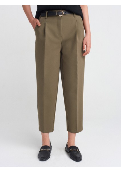 71533 Kemerli Havuç Fit Pantolon-Mavi modelleri
