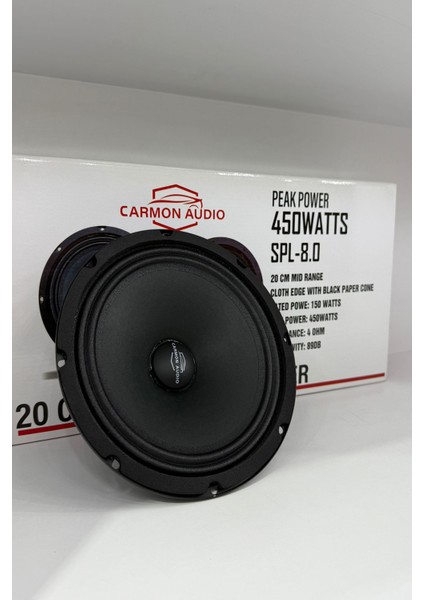 20CM 450 W 150 Rms Carmon Audio Midrange modelleri