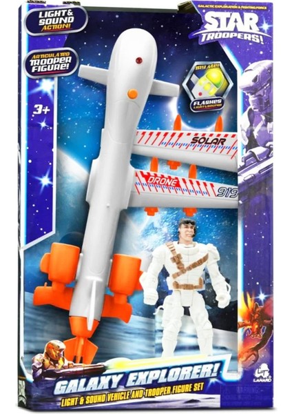 Galaksilerin Kahramanı Ol! Star Troopers Galaxy Explorer Oyun Seti