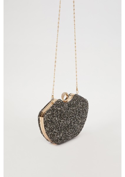 Mini Platin Metal Askılı Abiye Çanta fiyatları