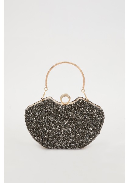 Mini Platin Metal Askılı Abiye Çanta indirimleri