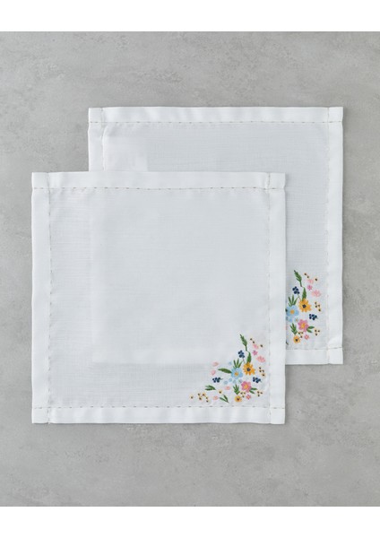 Euphoria Polyester 2'li Misafir Peçetesi 38X38 cm Renkli