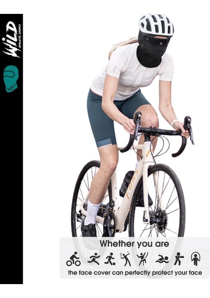 Balaklava Termal Spor Motor Maske Shadow Kırmızı Siyah