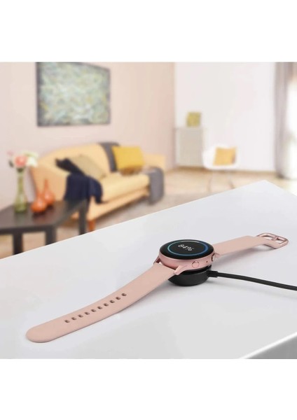 Samsung Galaxy Watch 3 Akıllı Saat Uyumlu Manyetik USB Şarj Kablosu