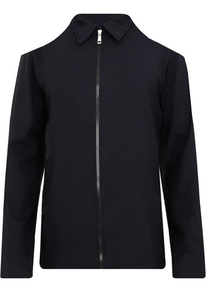 Lacivert Comfort Fit Gömlek Ceket