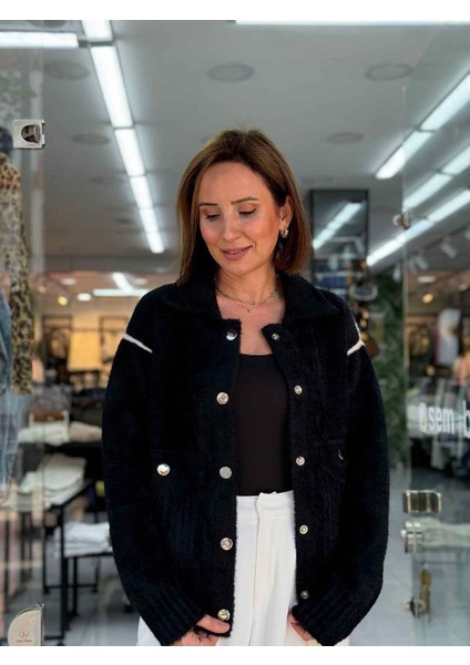 Angora Hırka Mont Kadın modelleri