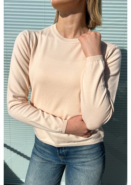 Kadın Bisiklet Yaka Triko Kazak 5680 fiyatları