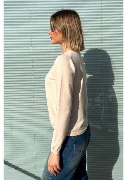 Kadın Bisiklet Yaka Triko Kazak 5680 modelleri