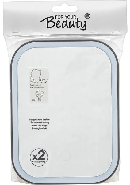 LED Işıklı Ayna 2x Büyüteçli
