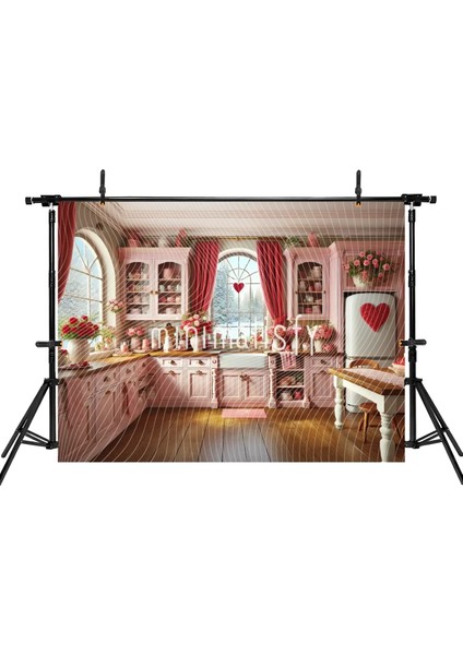 Mükemmel Pembe Aşk Arka Plan, 200X150CM, Stüdyo Fonu