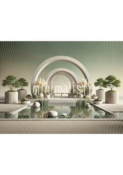 Modern Estetik ile Dinginlik Barındıran Arka Plan, 200X150CM, Stüdyo Fonu