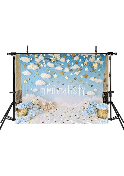 Bulutlar ve Yıldızlarla Büyülü Bir Arka Plan, 200X150CM, Stüdyo Fonu fiyatları