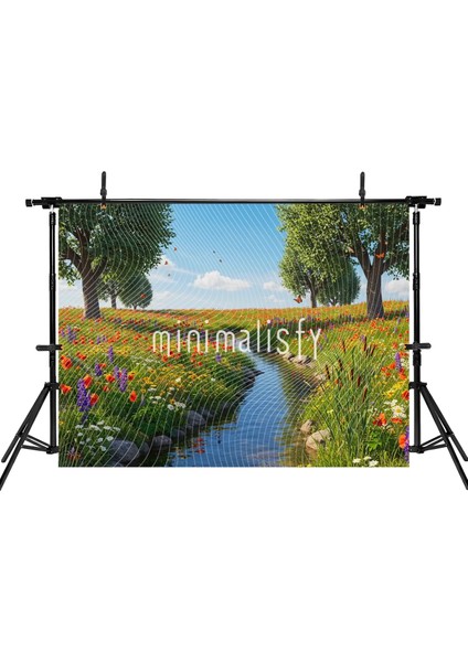 Canlı Çiçekler ve Doğa ile Dolu Bir Arka Plan: 200X150CM, Stüdyo Fonu fiyatları