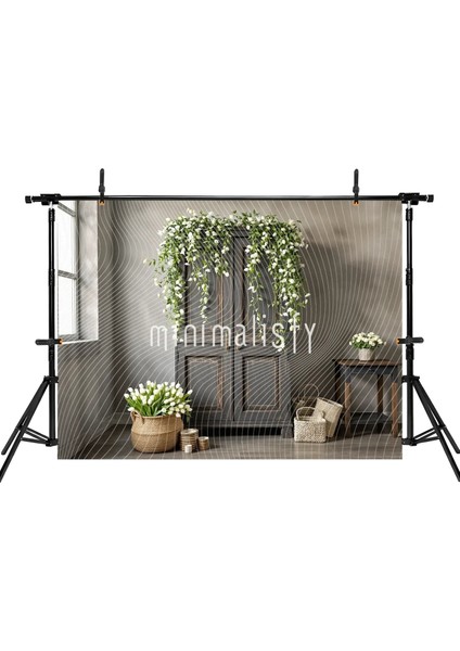 Şık ve Doğal Bir Arka Plan: 200X150CM, Botanikal Temalı Stüdyo Fonu fiyatları