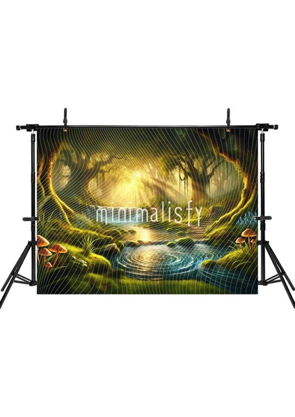 Büyülü Doğa Manzarası Arka Plan 200X150CM, Stüdyo Fonu fiyatları