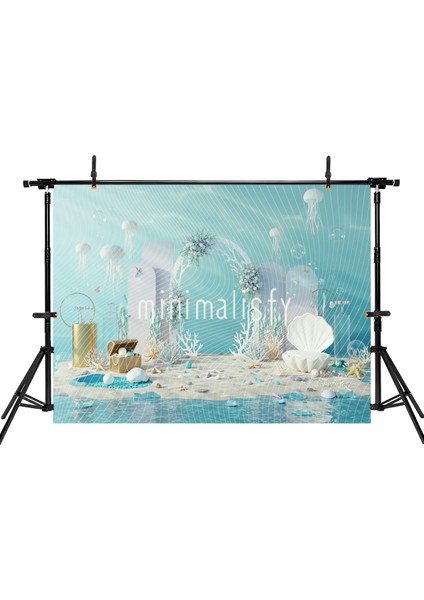 Deniz Altında Yüzmeye Davet Eden Büyülü Arka Plan | 200X150CM | Stüdyo Fonu fiyatları