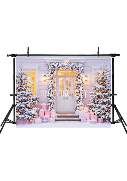 Kış Masalı: Şık Pembeler ve Karla Kaplı Ağaçlarla Dolu, Arka Plan, 200X150CM, Stüdyo Fonu fiyatları