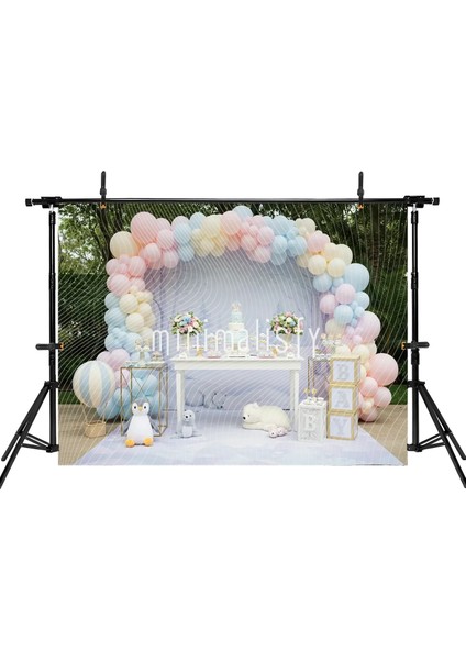 Büyüleyici Arka Plan Tasarımıyla Bebeğinizin Doğum Günü Için 200X150CM Stüdyo Fonu fiyatları