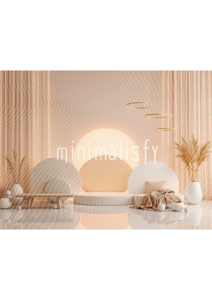 Minimalist Arka Plan ile 200X150CM, Modern Dekorasyon Stüdyo Fonu