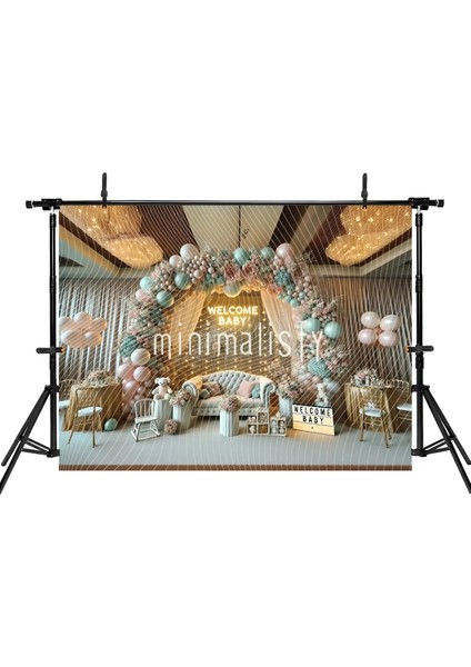 Bebek Partisi Için Renkli Arka Plan, 200X150CM, Stüdyo Fonu fiyatları