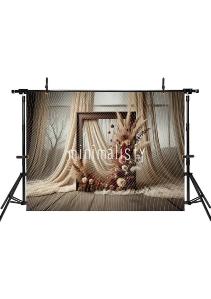 Büyüleyici Arka Plan, 200X150CM, Zarif Çiçek Düzeni ile Stüdyo Fonu fiyatları