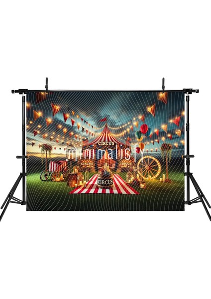 Sirk Temalı Parlak Arka Plan, 200X150CM, Stüdyo Fonu fiyatları