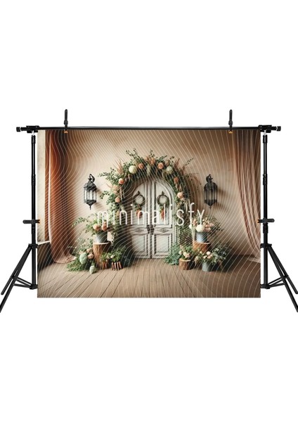 Doğanın Büyüsü: Eşsiz Floral Arka Plan 200X150CM, Stüdyo Fonu