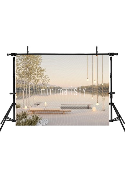 Huzurlu Bir Göl Manzarasıyla 200X150CM Arka Plan, Stüdyo Fonu fiyatları