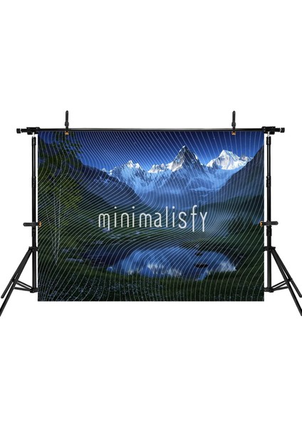 Gece Dağlarının Büyüsü: 200X150CM Arka Plan, Stüdyo Fonu fiyatları