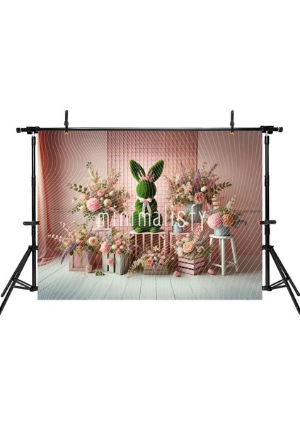 Pastel Renklerle Dört Mevsimi Yansıtan Arka Plan, 200X150CM, Stüdyo Fonu