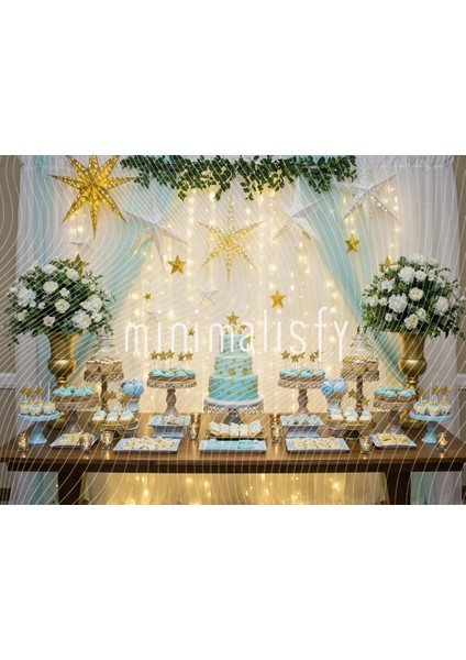 Büyüleyici Yıldız Temalı Arka Plan, 200X150CM, Stüdyo Fonu