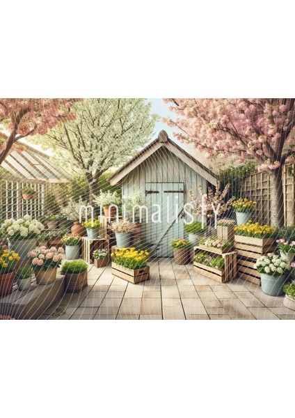 Baharın Parlak Renkleri ile Dolu 200X150CM Arka Plan, Stüdyo Fonu