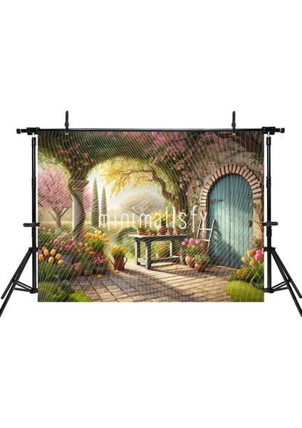 Büyüleyici Bir Bahçe Arka Planı: 200X150CM, Doğa ve Çiçeklerle Dolu Stüdyo Fonu fiyatları