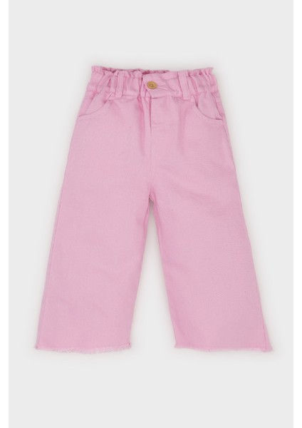 Kız Bebek Wide Leg Geniş Bol Paça Gabardin Pantolon D9365A525SP